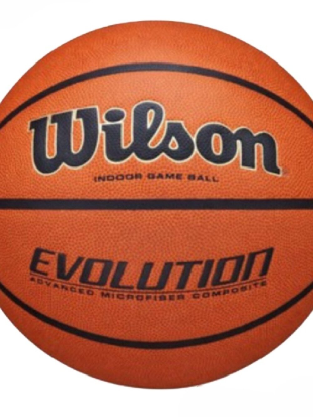 Wilson Evolution Indoor Basketball Official Size 7 29.5" Advanced Microfiber Com